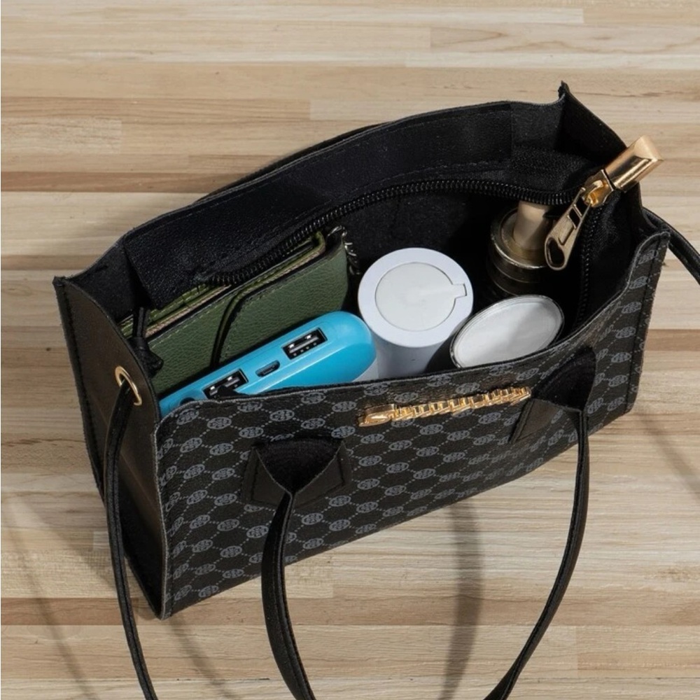 ⚠️Clearance Black Mini Square Crossbody Handle Bag - Picture 4 of 4